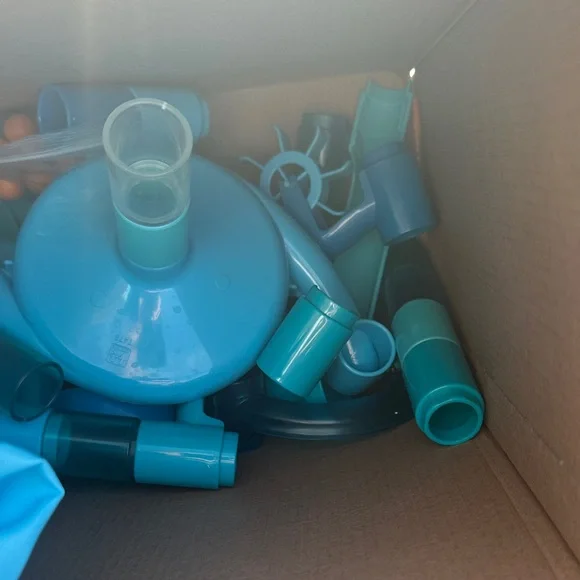 Aqua Maze Marble Run Twist - Vibrant Blue - Picture 7 of 8